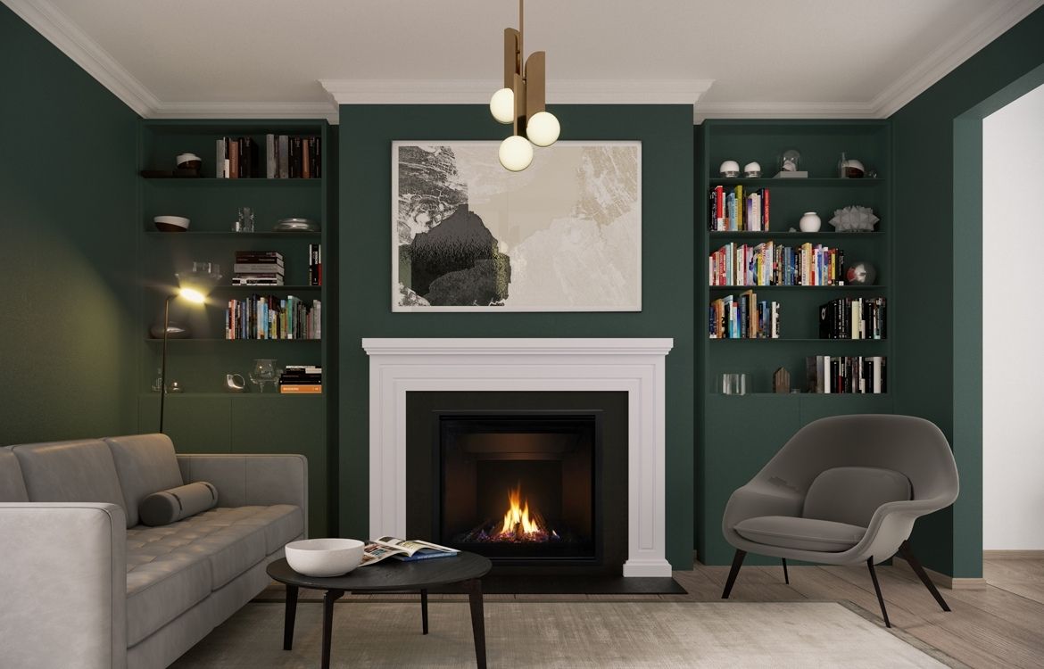 Escea DF990 High Output Gas Fireplace